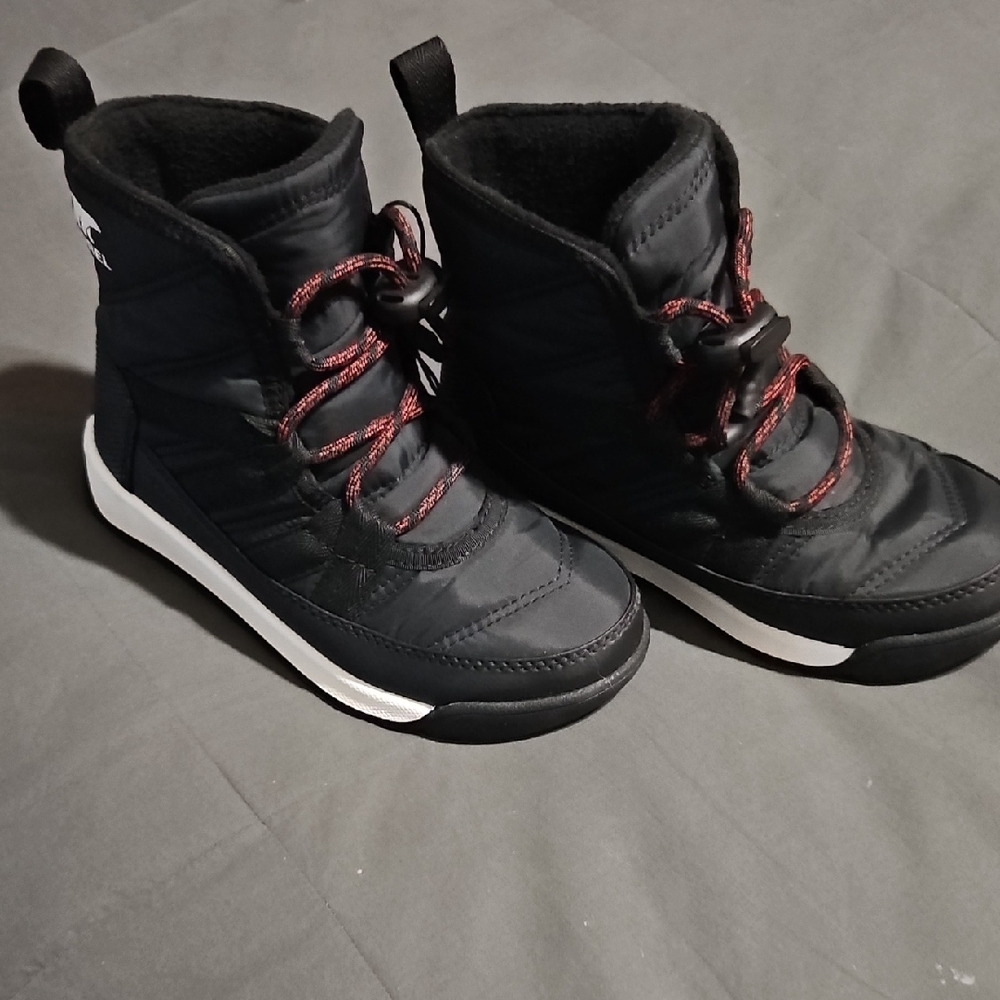 Sorel Kids Black Winter Boots Sz 11
